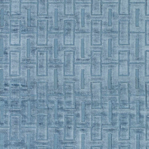 Quealy Blue Patterned 3x5 Small Viscose Rug - Clearance