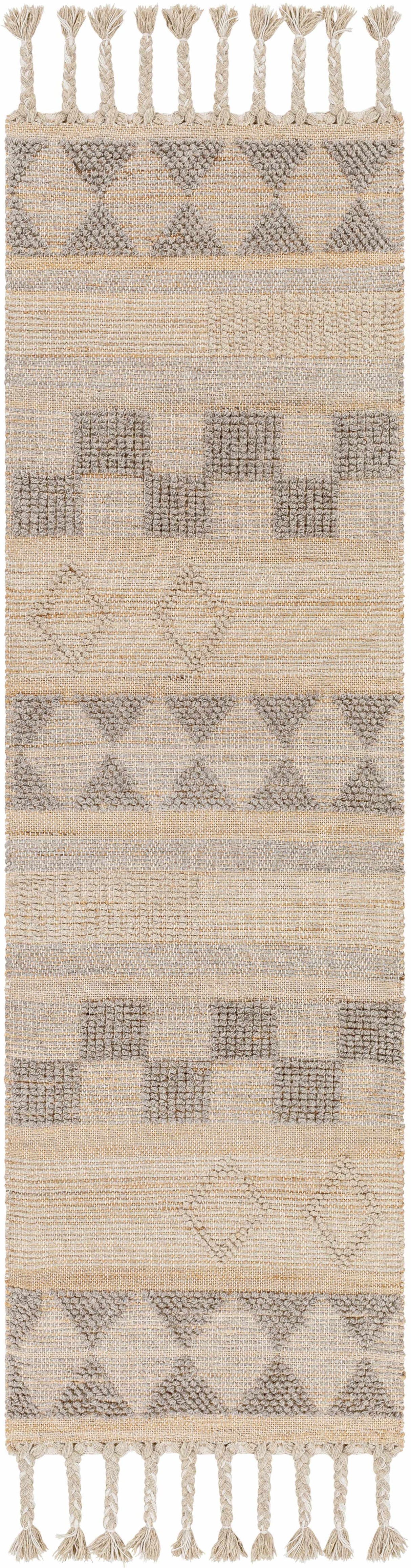Ardee Totem Jute&Wool Blend Rug - Clearance