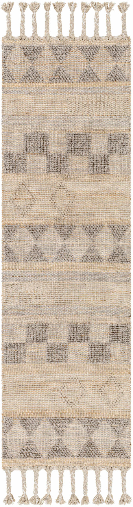 Ardee Totem Jute&Wool Blend Rug - Clearance