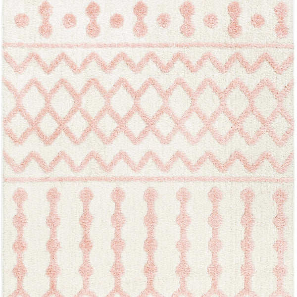 Darva Pink Plush Area Carpet