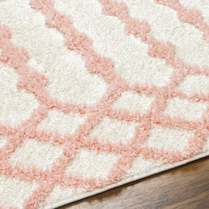 Darva Pink Plush Area Carpet