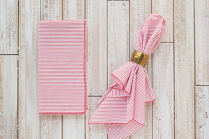 Seersucker Everyday Napkins, Set of Four