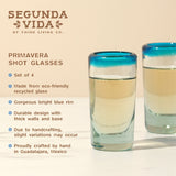 Segunda Vida Primavera Shot Glasses