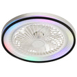 RGB Dimmable LED Bladeless Ceiling Fan with Remote Control