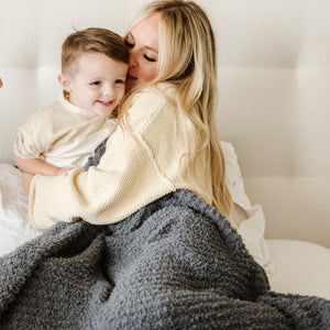 Ribbed Bamboni® Toddler Blanket
