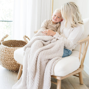 Ribbed Bamboni® Toddler Blanket