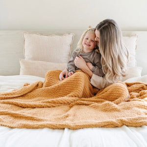 Ribbed Bamboni XL Throw Blankets