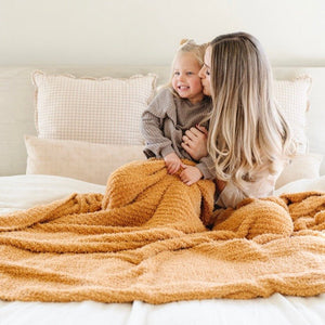 Ribbed Bamboni XL Throw Blankets