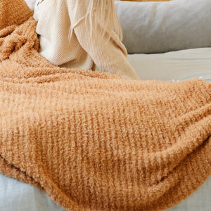 Ribbed Bamboni XL Throw Blankets