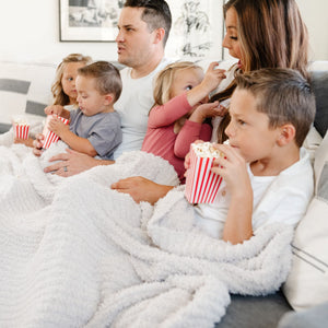 Ribbed Bamboni XL Throw Blankets
