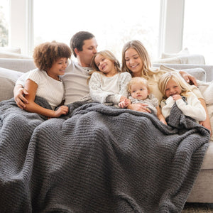 Ribbed Bamboni XL Throw Blankets