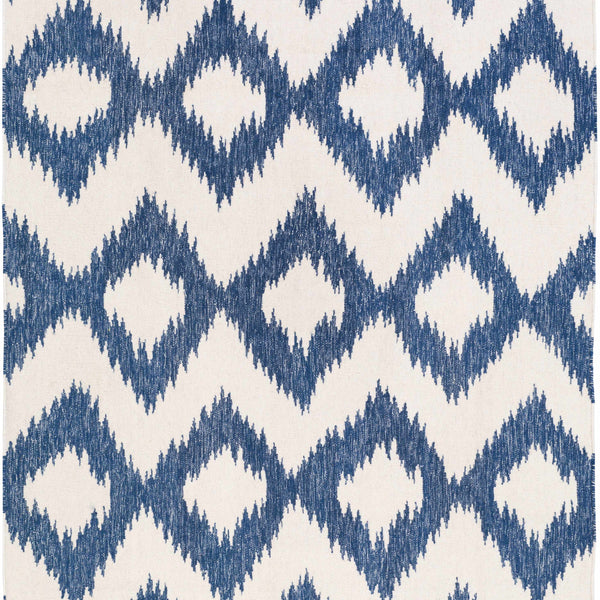 Oradell Blue Ikat Wool Rug - Clearance