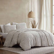 Riverbrook Home Paisley 3 Piece Ivory Cotton Matelassé Comforter Set with Breathable Weave