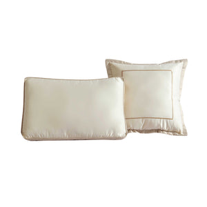Riverbrook Home Rings 7 PC Reversible Matte Satin Comforter Set with Circle Quilting - view 6