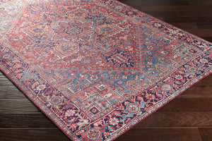 Ronneby Red Traditional Area Rug