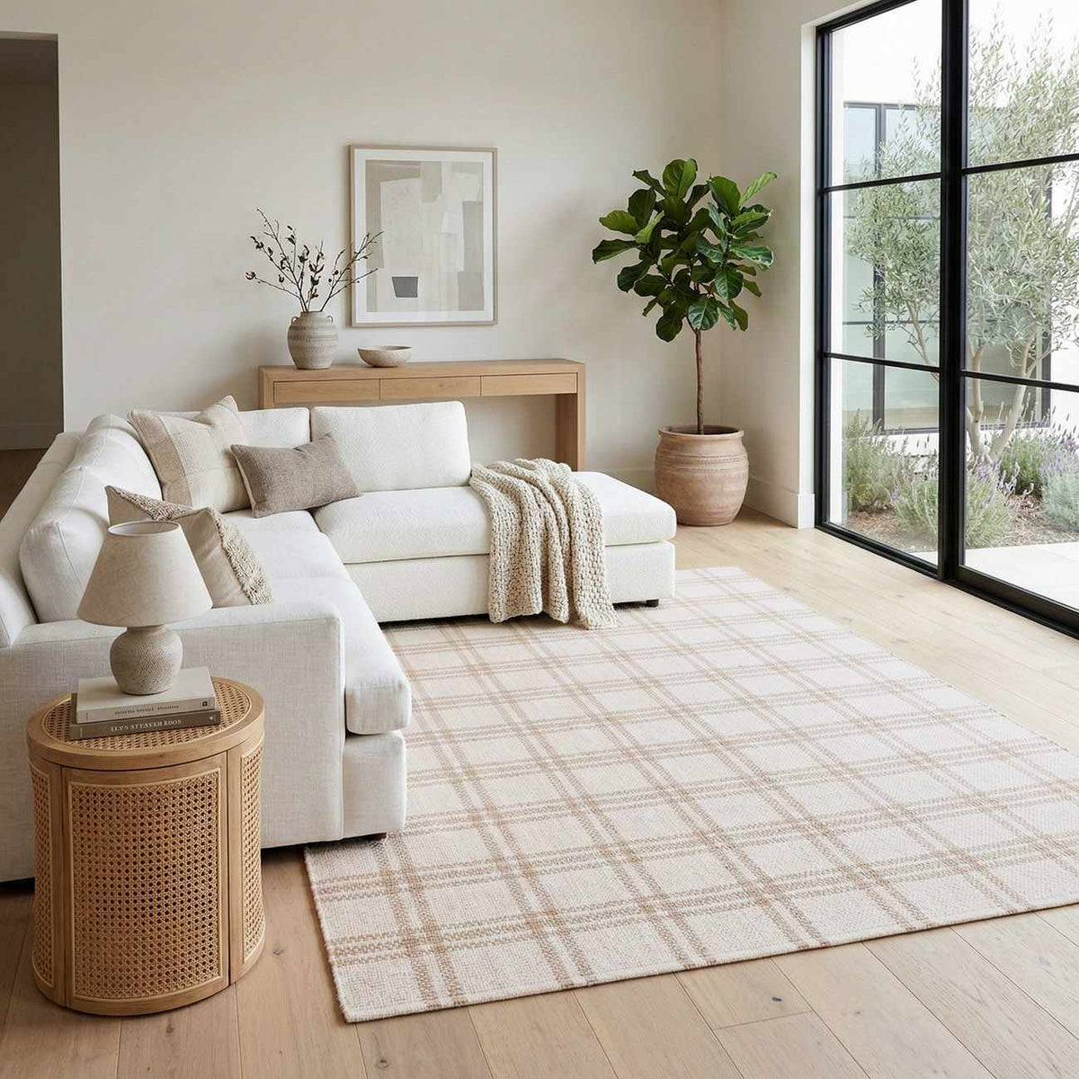 Dhyana Cream Area Rug