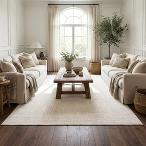 Leanna Cream Washable Area Rug