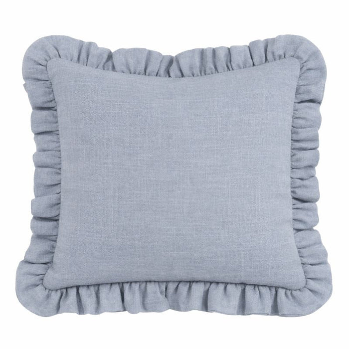 Laurel and Blush Rory Ruffle Throw Pillow
