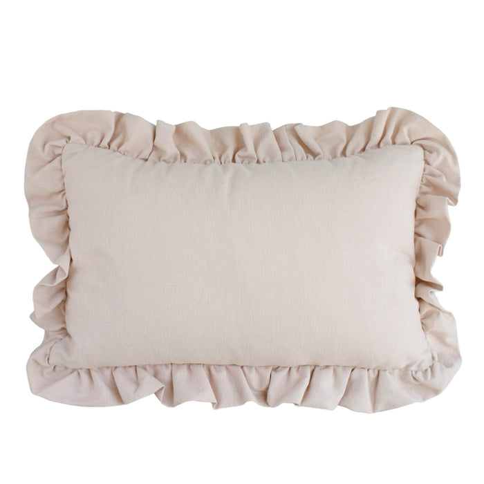 Laurel and Blush Rosie Ruffle Throw Pillow