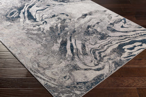 Rosthern Blue Marble Rug - Clearance