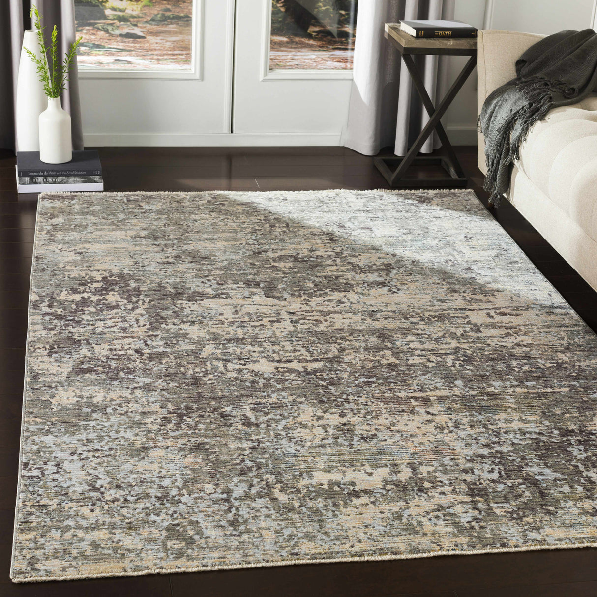 Riverhead Carved Statement Rug - Clearance