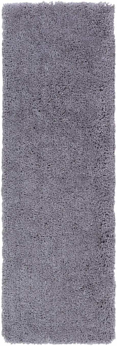 Tingly Solid Grey Shag Rug - Clearance