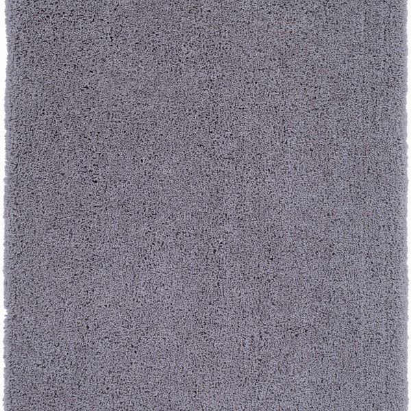 Tingly Solid Grey Shag Rug - Clearance