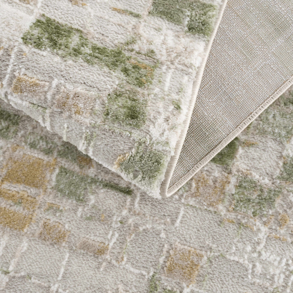 Liveri Green Mosaic Rug