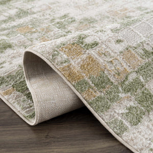 Liveri Green Mosaic Rug