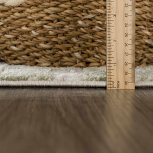 Liveri Green Mosaic Rug