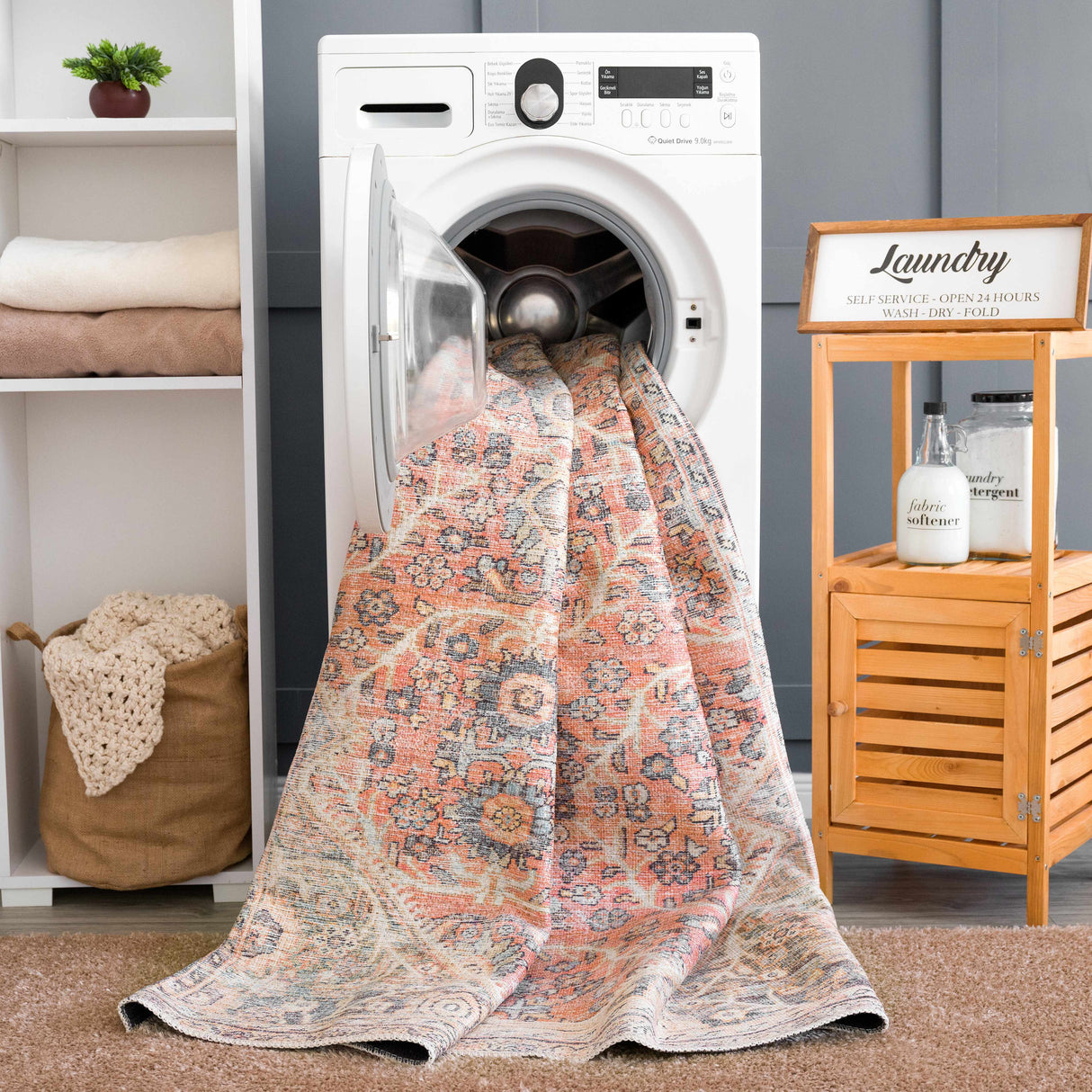 Konstantina Washable Area Rug - Promo