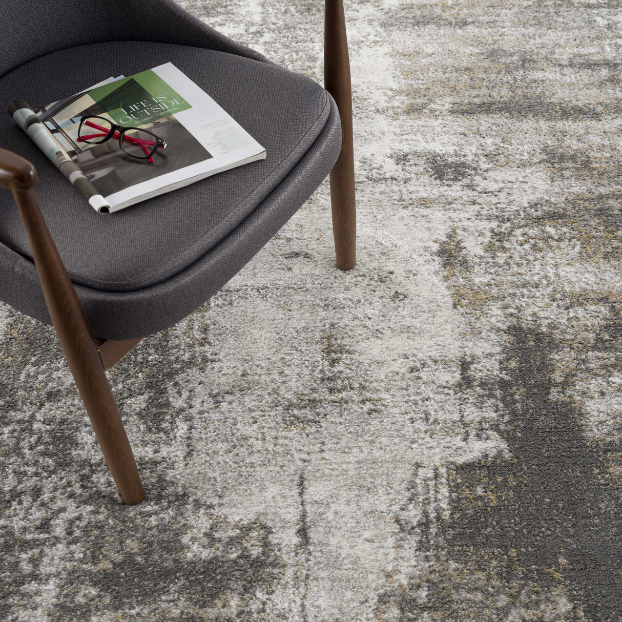 Liveree Abstract  Area Rug - Clearance