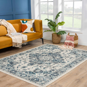Istanbullu Blue Area Rug - Clearance