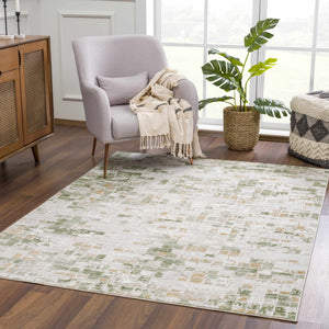 Liveri Green Mosaic Rug