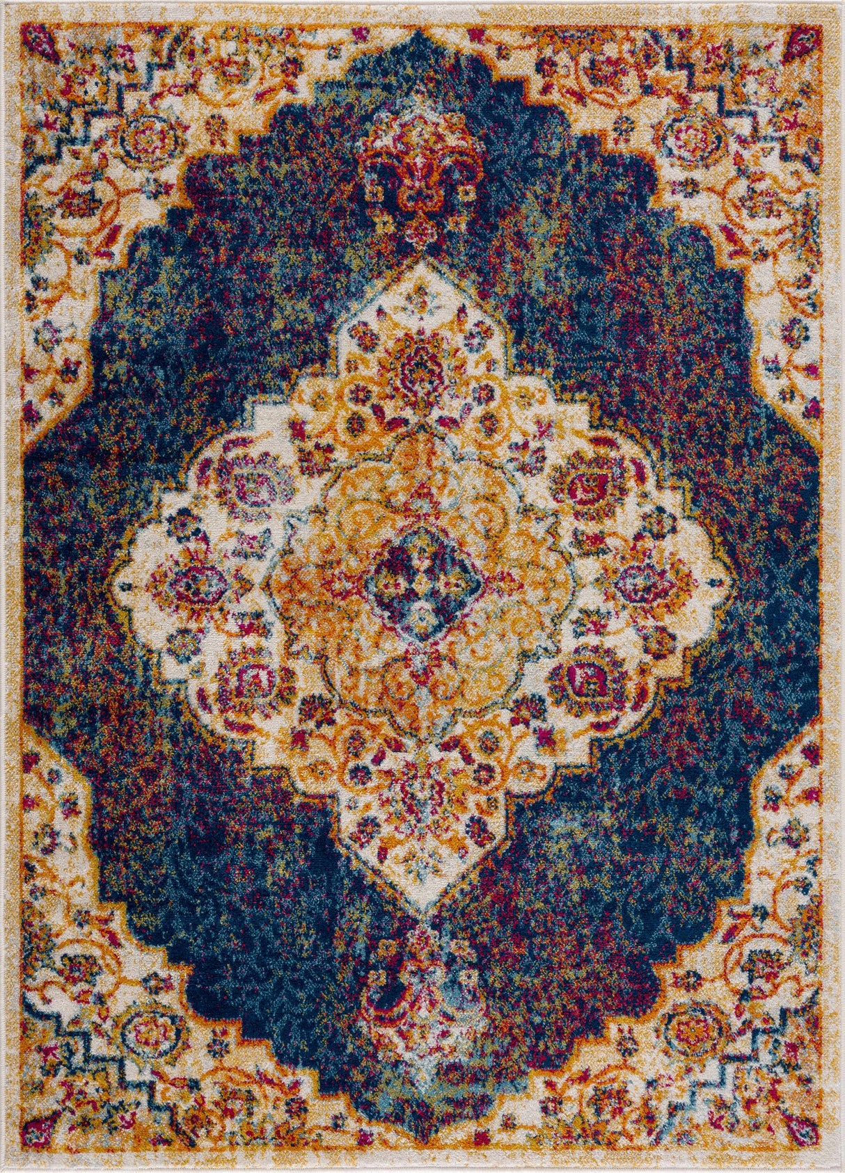 Istanbul Navy Area Rug - Clearance