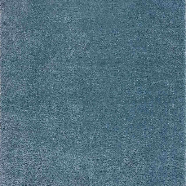 Heavenly Solid Blue Plush Rug - Clearance