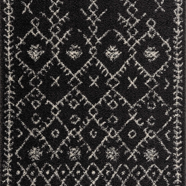 Thetford Black Berber Shag Rug - Clearance