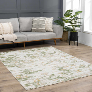 Liveri Green Mosaic Rug