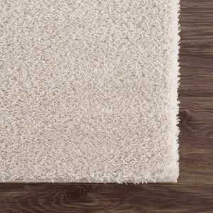 Velora Light Beige Wavy Abstract Modern Minimalist Polyester Machine Woven Area Rug