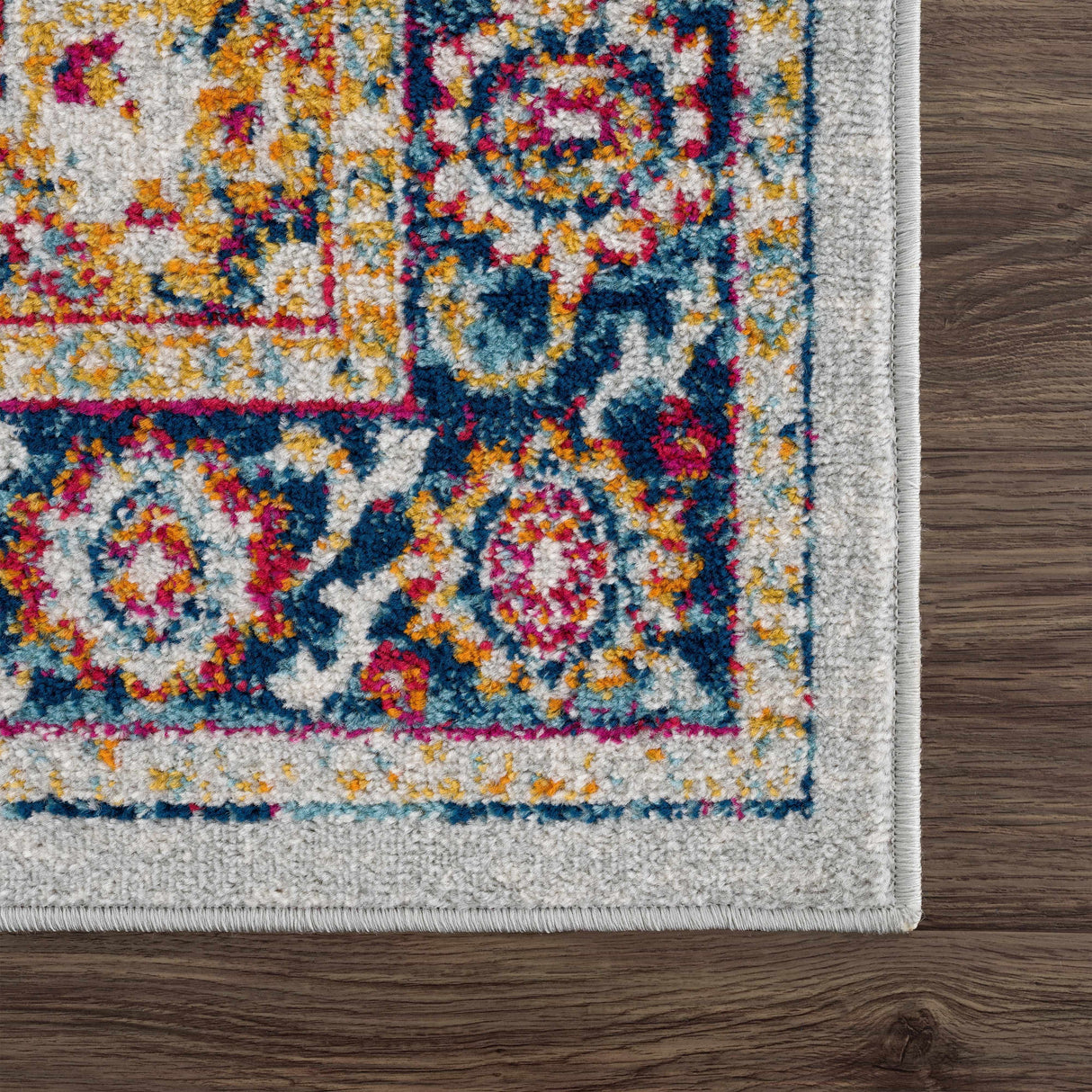 Istanbul Medallion Orange Area Rug - Clearance