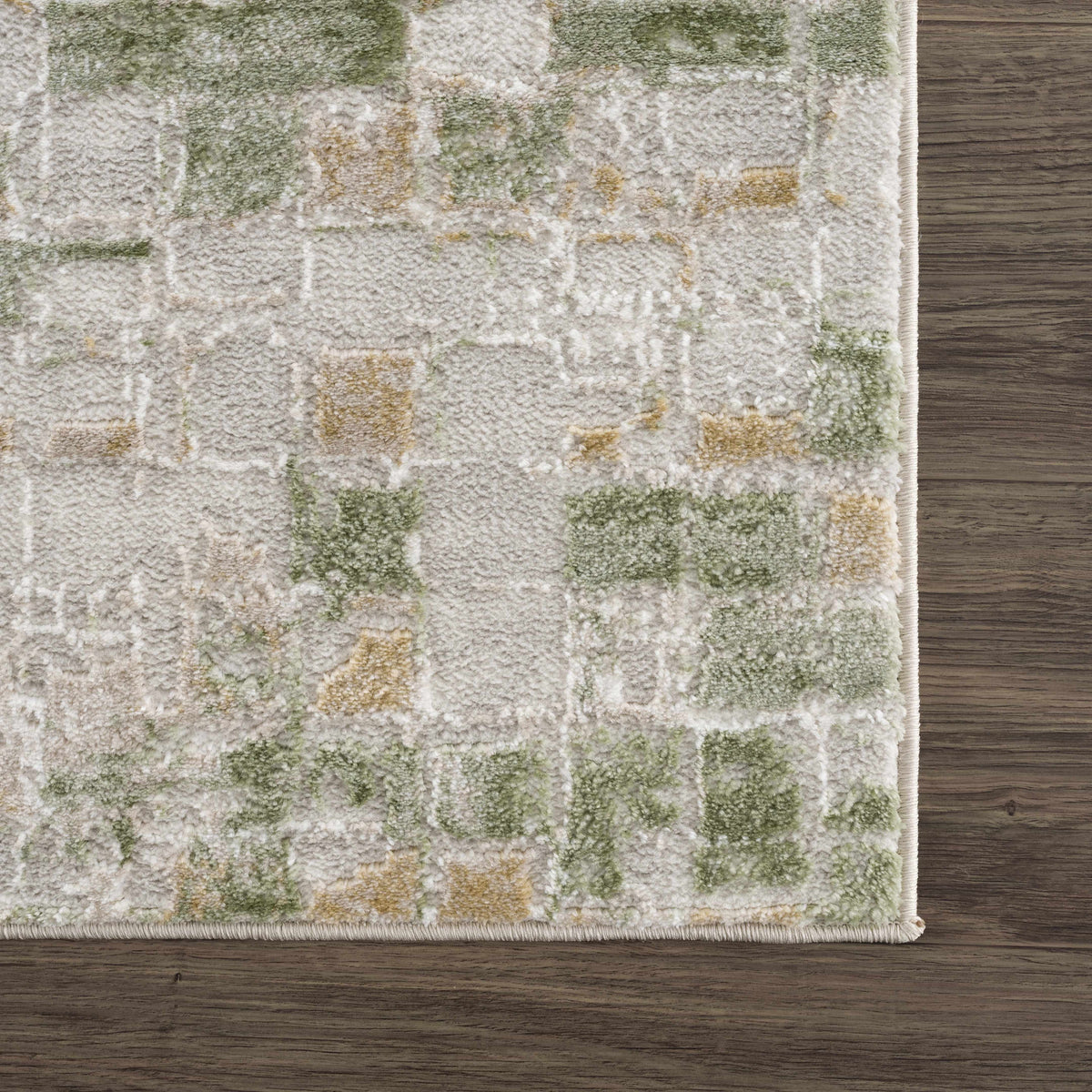 Liveri Green Mosaic Rug