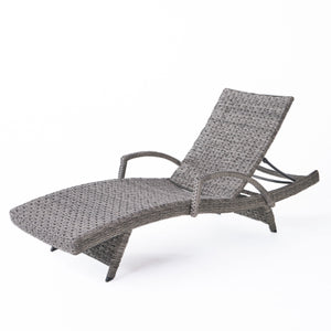 Crete Wicker Chaise Lounge