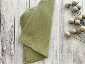 Cotton Crinkle Cloth Napkins, Set of Four
