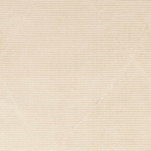 Aldis Cream Plush Textured Washable Rug