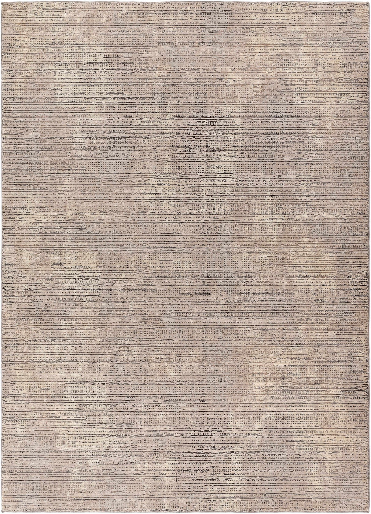 Chiyo Tan Plush Textured Washable Rug