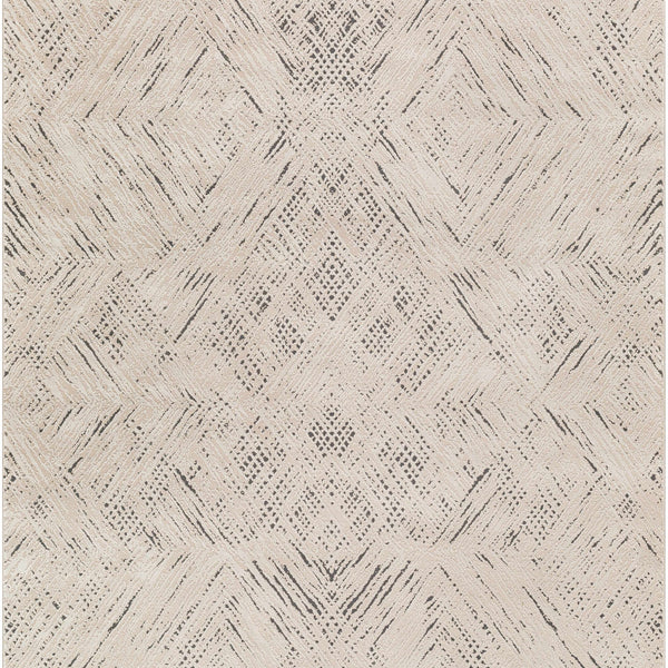 Garza Diamond Textured Washable Rug