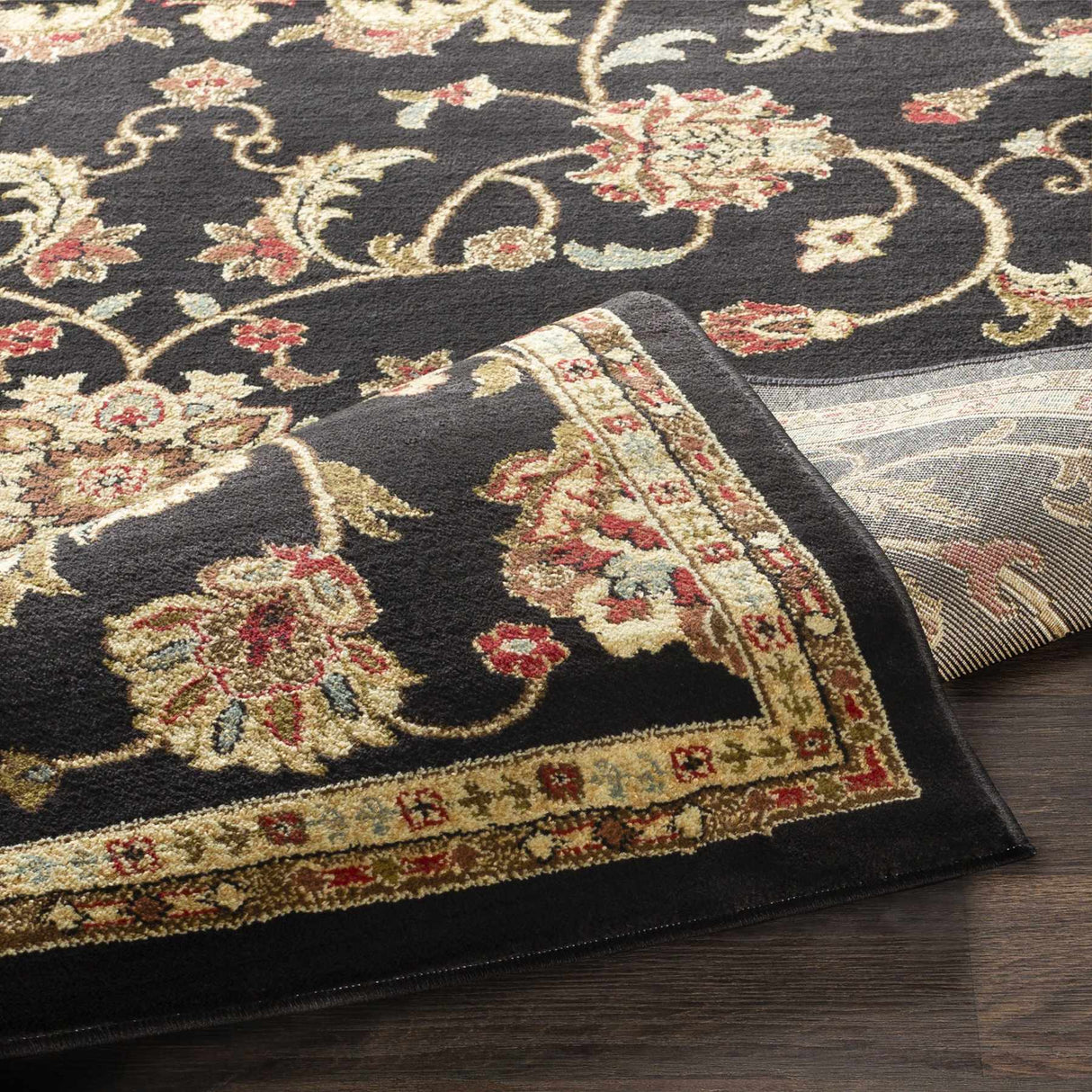 Salona Luxe Black Rug