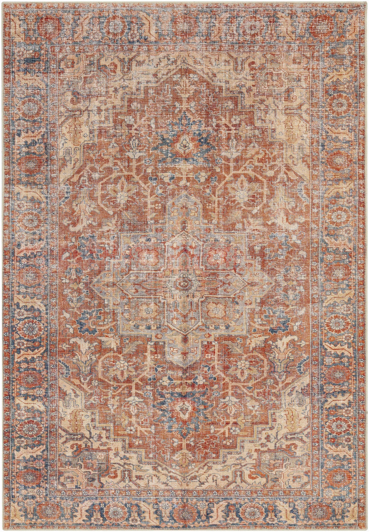 Sampao Washable Area Rug - Clearance