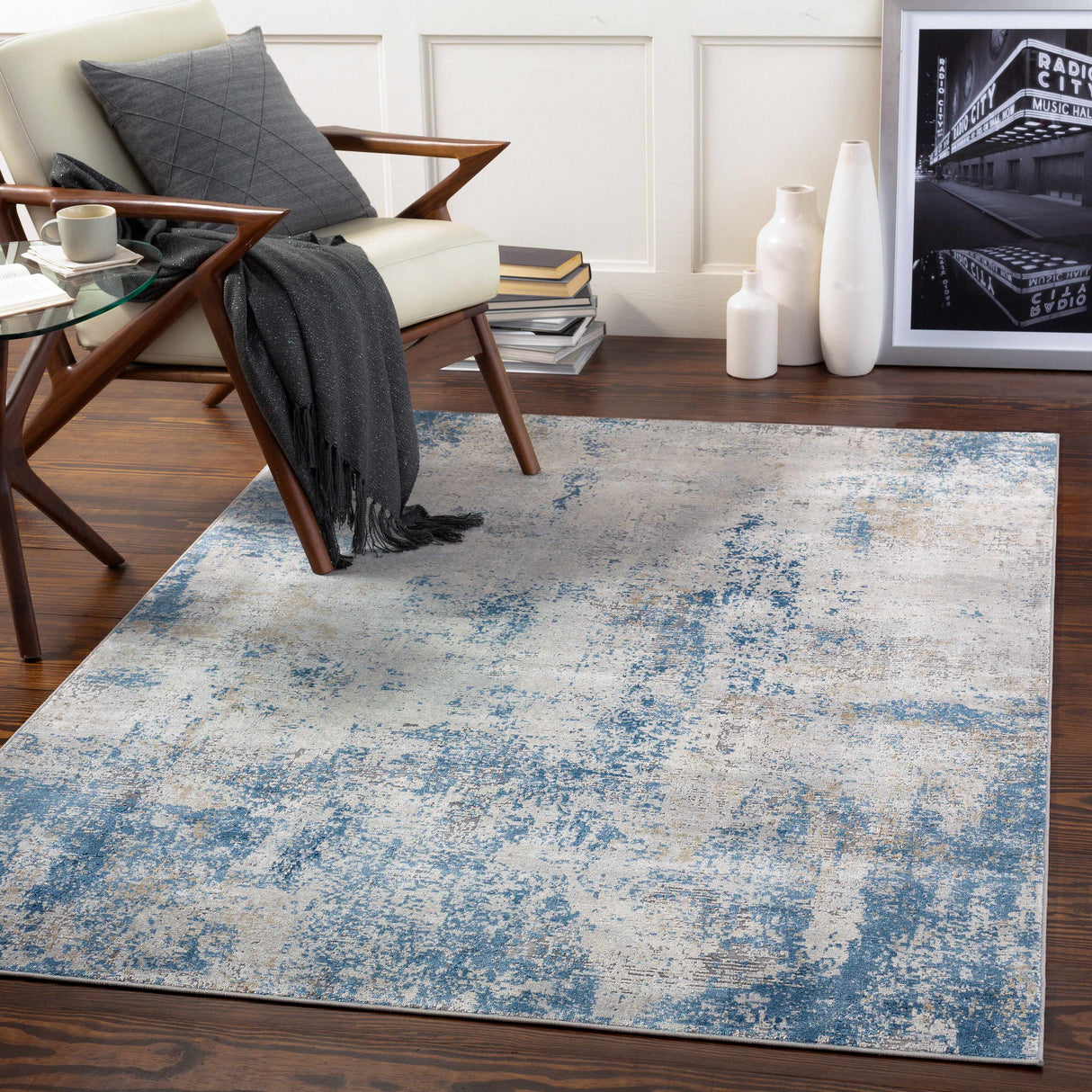 Sapcote Textured Luxe Area Rug - Clearance