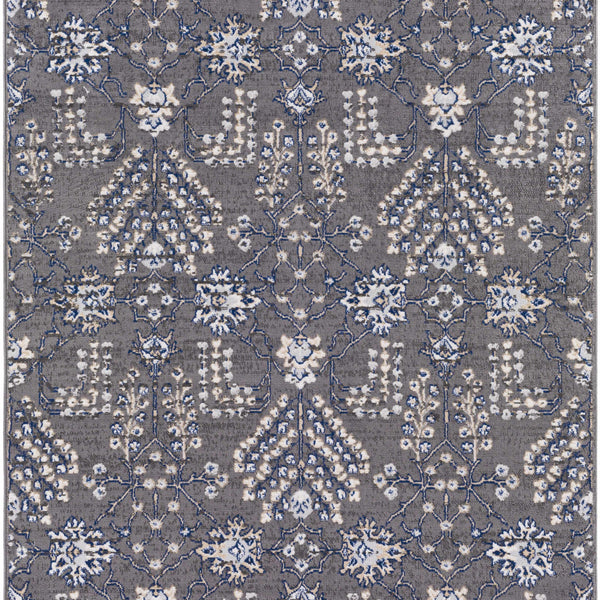Sapinero Gray Floral Rug - Clearance